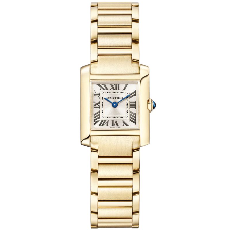 Cartier Tank Francaise 26mm Golden Sunray Dial WGTA0114