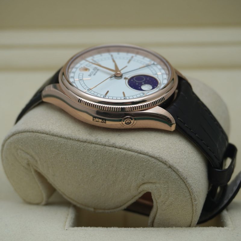 Rolex Cellini Moonphase 2023 Rose Gold 50535 White Dial