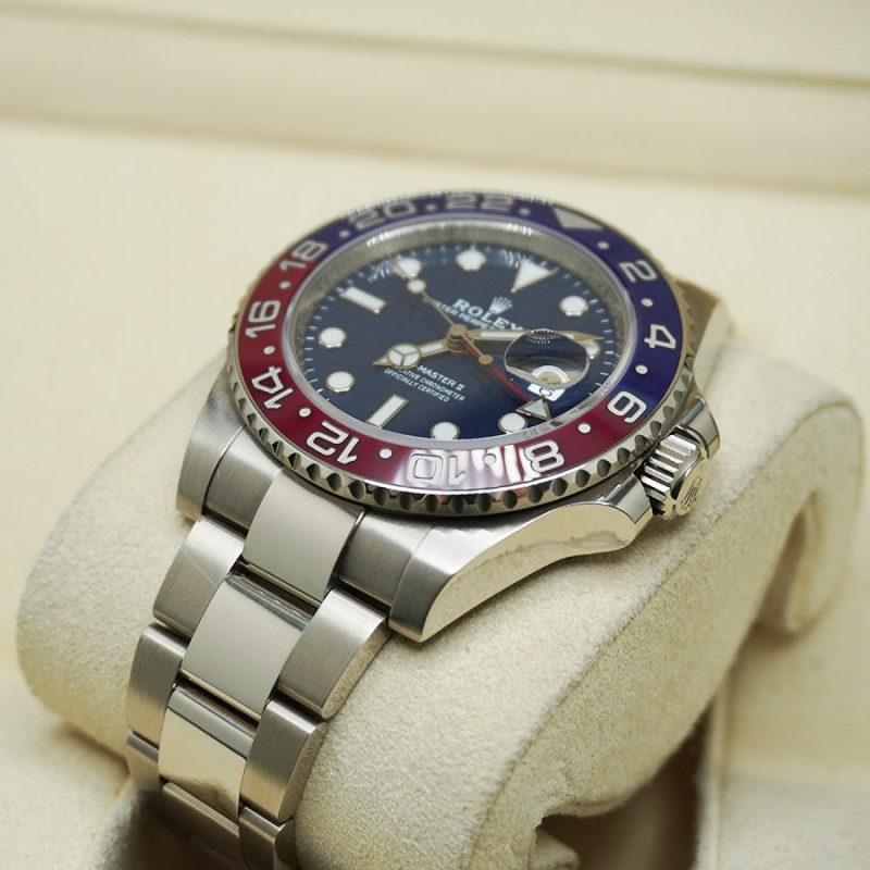 Rolex GMT-Master II "Pepsi" 40mm 126719 BLRO White Gold Blue Dial