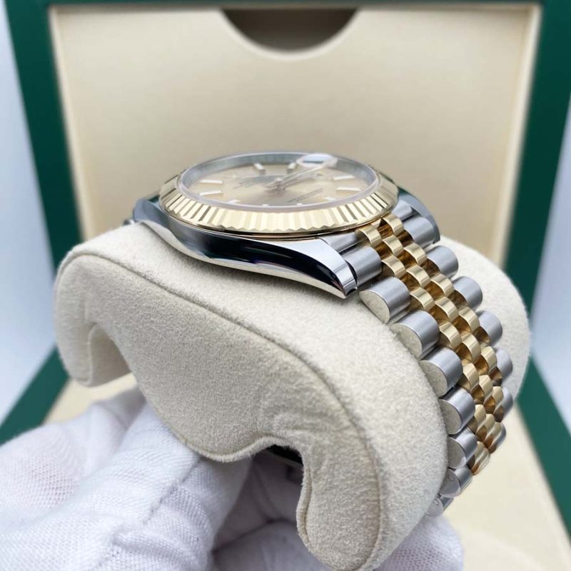Rolex Datejust 41mm Champagne Dial Fluted Bezel 126333