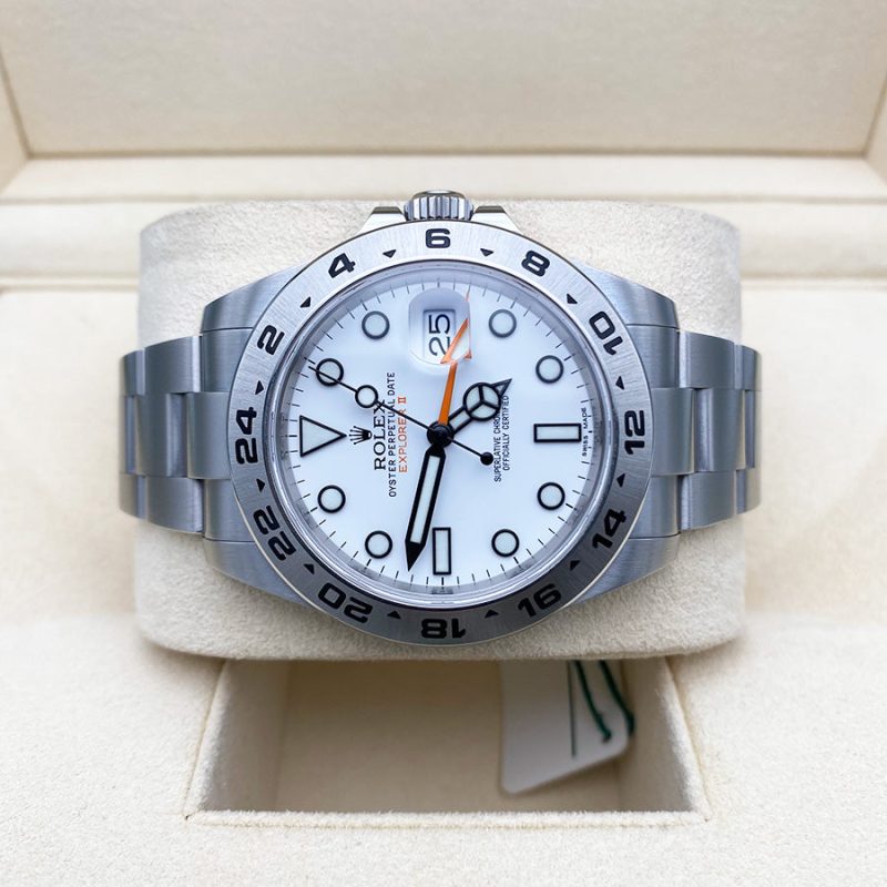 Rolex Explorer II 216570 42mm White Dial