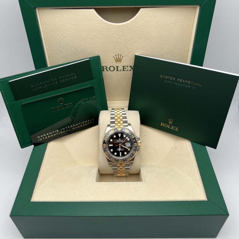 Rolex GMT-Master II 40mm 126713GRNR Black Dial