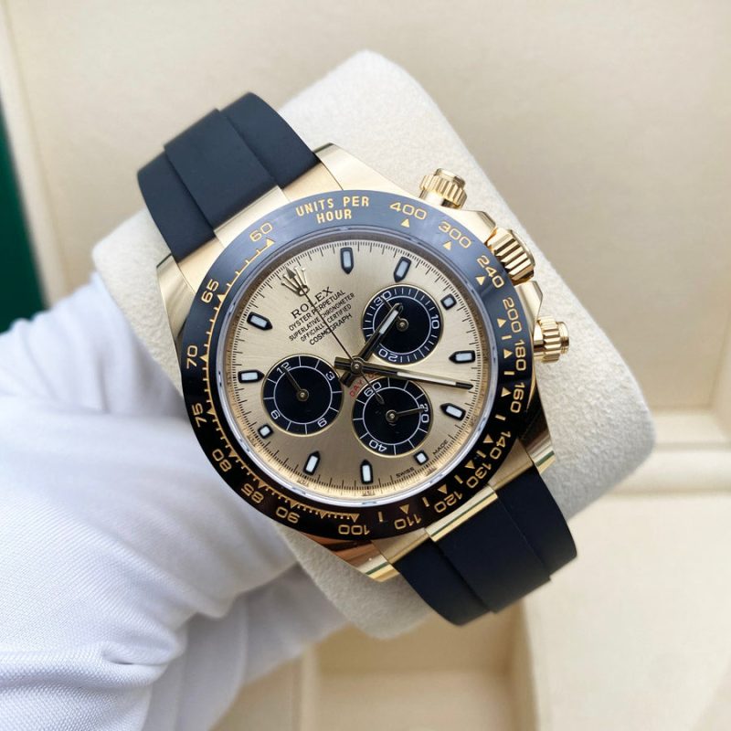 Rolex Daytona 40mm Oyster Flex 116518LN Champaign Dial
