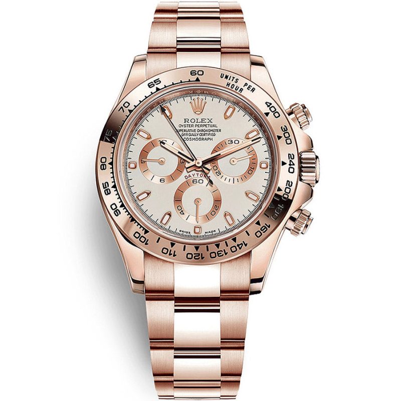 Rolex Daytona 40mm Rose Gold 116505 Ivory Dial